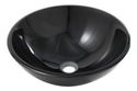 Picture of   97023 Round black tempered glass basin
