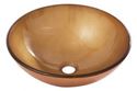 Picture of   97046 Round copper tempered glass basin