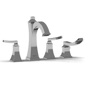 Picture of EIFFEL-4-piece deck-mount tub filler with hand shower