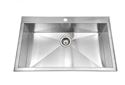 Picture of HAND MADE TOPMOUNT STAINLESS KITCHEN SINK-31X20