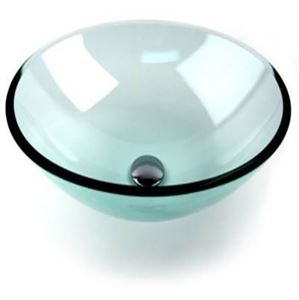 Picture of MDOV12 OVAL CLEAR GLASS BASIN