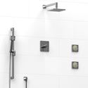 Picture of Premium-Type T/P ½’’ coaxial system with hand shower rail, 2 body jets and shower head
