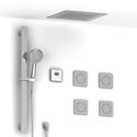 Picture of   ¾" electronic system with hand shower rail, 4 body jets and shower head