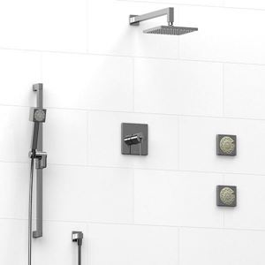 Picture of   KIT#1945C ½’’ coaxial system with hand shower rail, 2 body jets and shower head