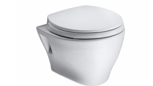 Picture of   Aquia® Wall-Hung Dual-Flush Toilet, 1.6 GPF & 0.9 GPF, Elongated Bowl