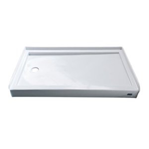 Picture of RECTANGLE ACRYLIC SIDE DRAIN SHOWER BASE 