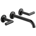 Picture of 65875LF-BL JASON WU FOR BRIZO™  TWO-HANDLE WALL-MOUNT LAVATORY FAUCET MATTE BLACK