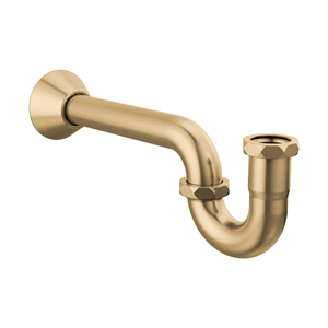 Picture of BT031141-GL 20-GAUGE P-TRAP WITH FLANGE LUXE GOLD