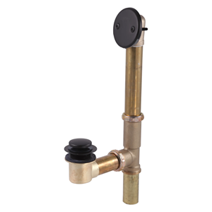 Picture of RP43140BL TOE-OPERATED TUB DRAIN MATTE BLACK