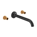 Picture of T65875LF-BLLHP JASON WU FOR BRIZO™ TWO-HANDLE WALL MOUNT LAVATORY FAUCET – LESS HANDLES MATTE BLACK