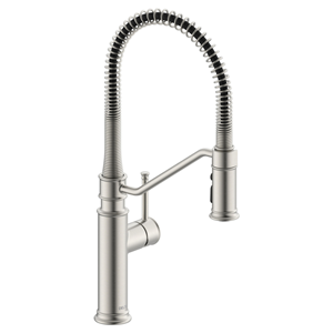 Picture of 983LF-SS  PRODECO PULLDOWN INDUSTRIAL SPRING KITCHEN FAUCET STAINLESS STEEL